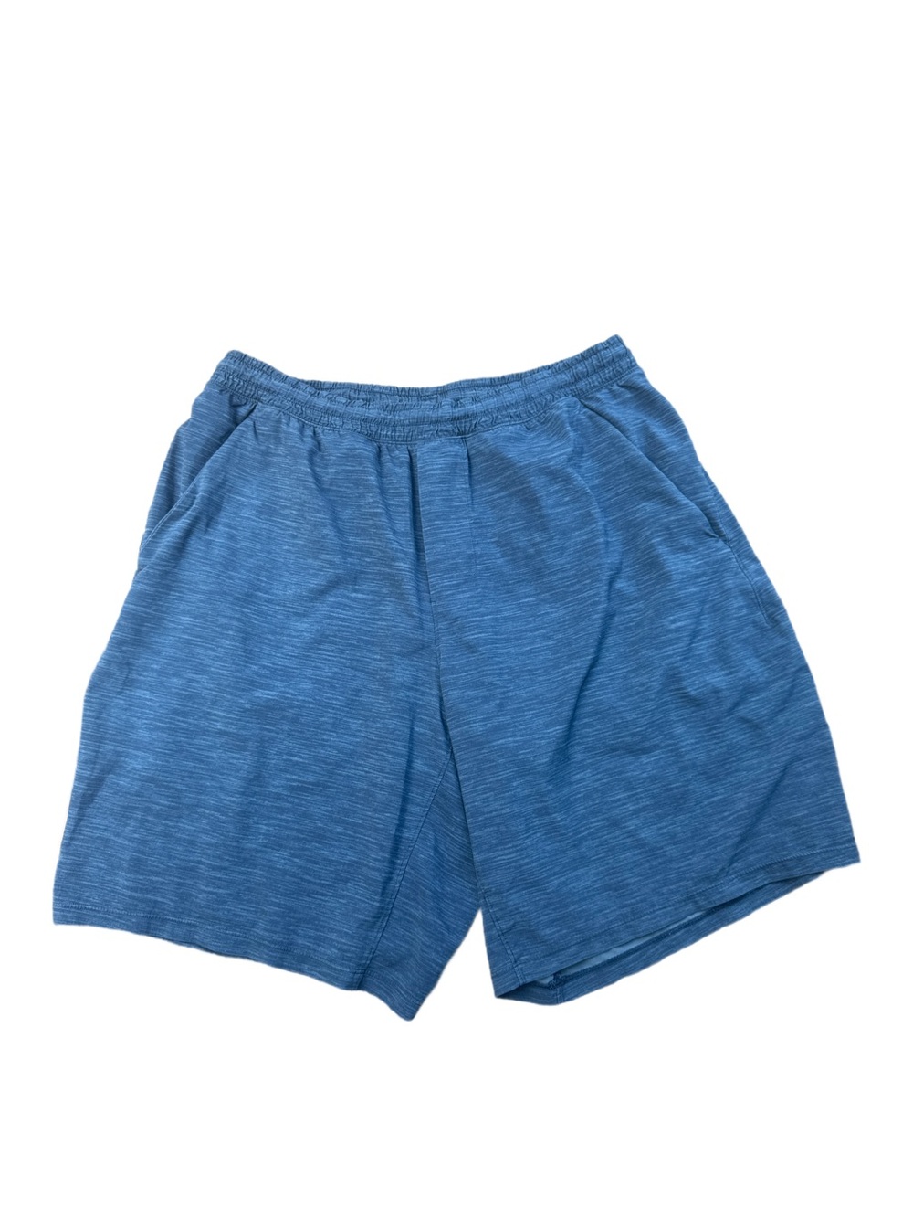 Lululemon Pace Breaker Lined Shorts Heathered Navy Size Large 9” Inseam